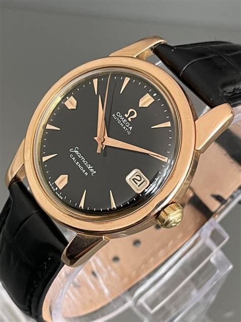 omega seamaster calendar gold|Omega Seamaster calendar ck.